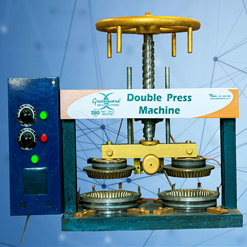 Hand press paper plate machine